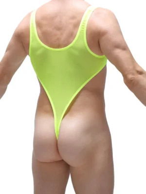 Bodythong Carbay Net Yellow Neon 1