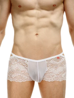 Boxer Baden Dentelle Blanc 2