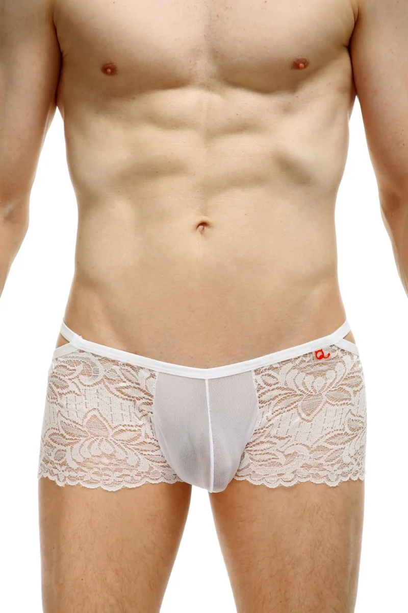 Boxer Baden Dentelle Blanc 2