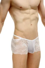 Boxer Baden Dentelle Blanc 3