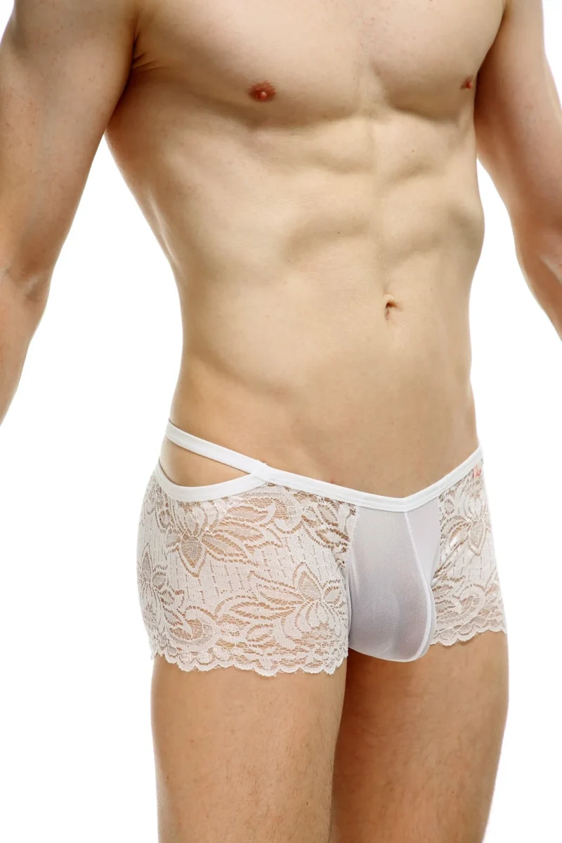 Boxer Baden Dentelle Blanc 3