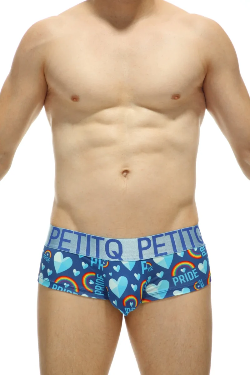 Boxer Mini Pride Double Pouch Blue Gay 2