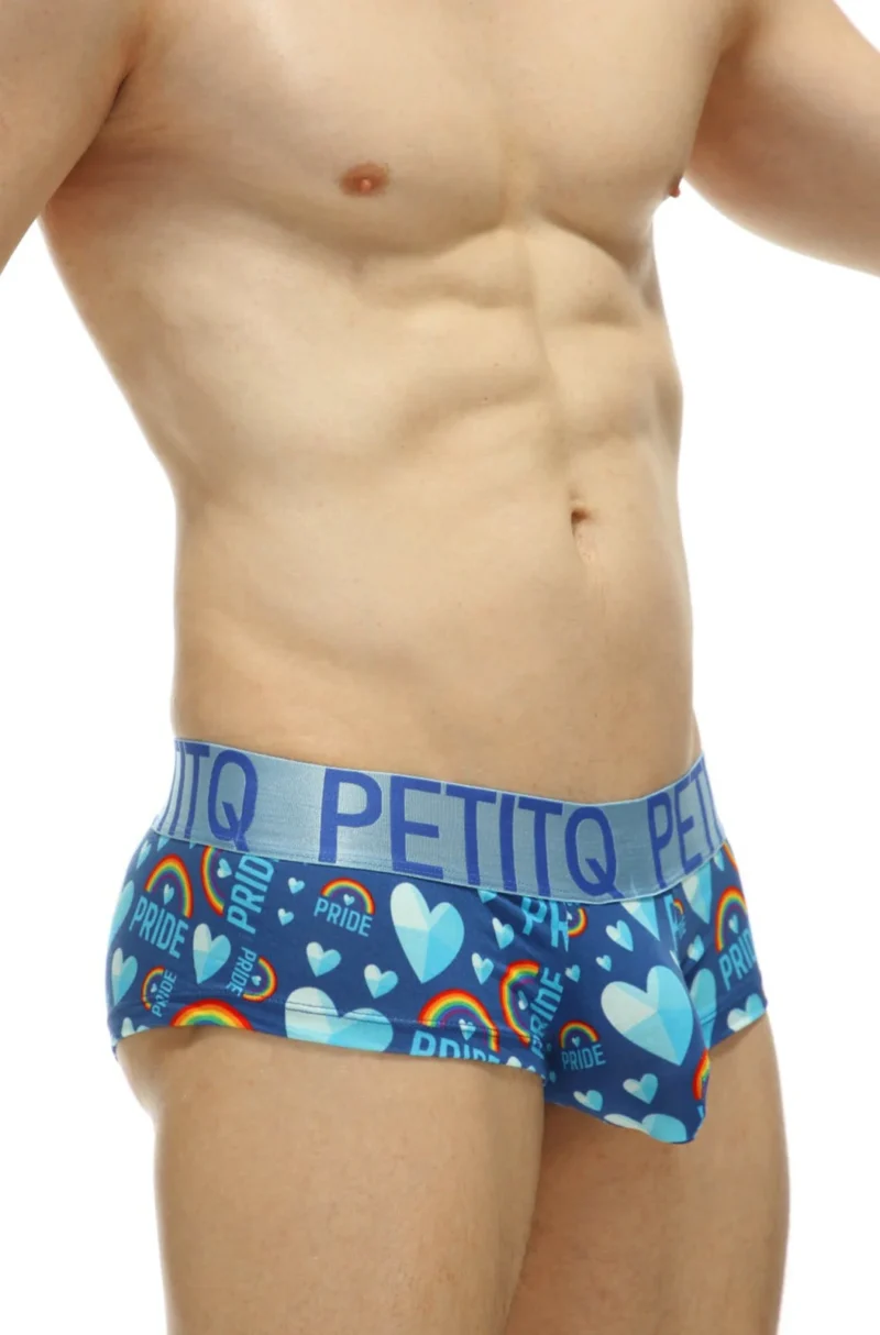 Boxer Mini Pride Double Pouch Blue Gay 3