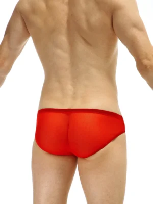 Brief Double Pouch Net Red Petitq 1
