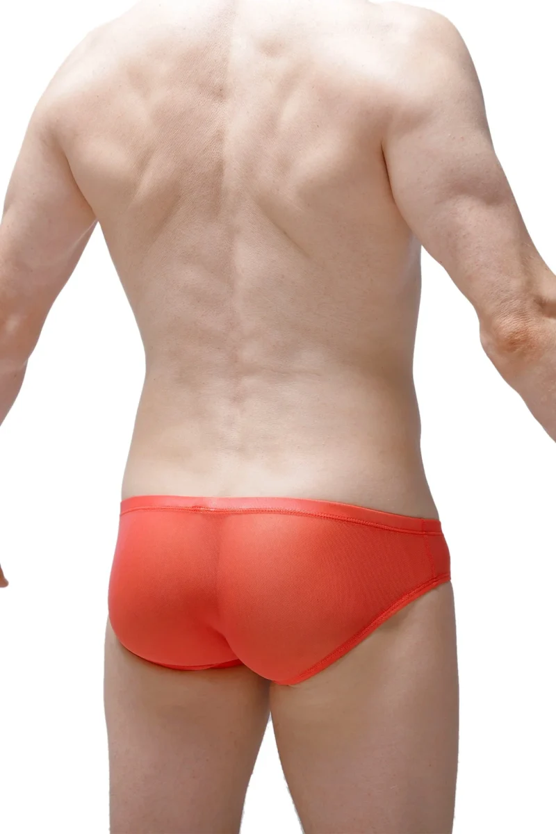 Brief Double Pouch Red Net Petitq 1