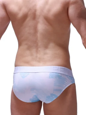Brief Slip Protruder Marbre Sky Blue 4