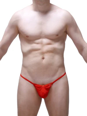 Gstring Bee Red Cockring Clear Petitq 2