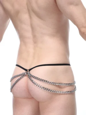 Gstring Chains Petitq Black 1