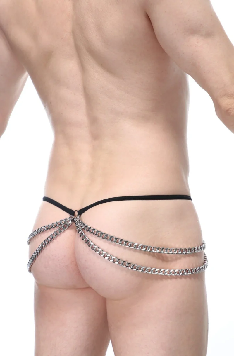 Gstring Chains Petitq Black 1