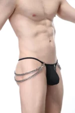 Gstring Chains Petitq Black 3