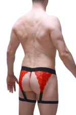 Gstring Garter Lace Red Larris Petitq 2025 1