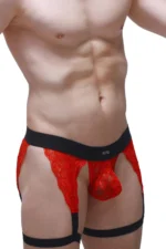 Gstring Garter Lace Red Larris Petitq 2025 3