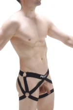 Jockstrap Crotchless Garter PQ240314 Petitq 3
