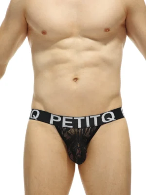 Jockstrap Luscan Petitq Lace Black 2