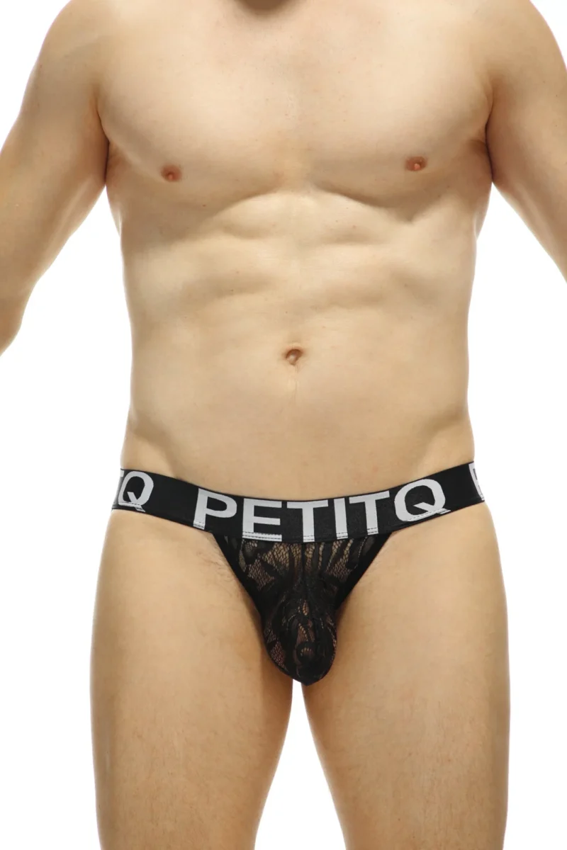Jockstrap Luscan Petitq Lace Black 2