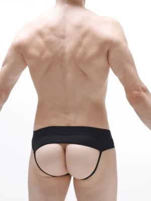 Jockstrap Open Traist Black 1