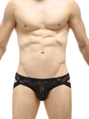 Jockstrap Thong Lace Black 2