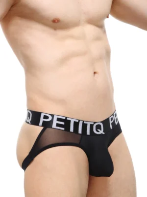 Jockstring Petitq Argein Black Jockstrap String 3