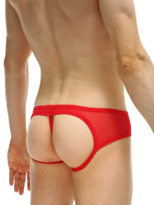 Jockstring Rouge Net Petitq 1