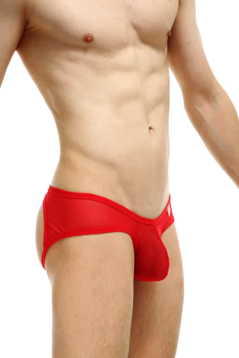 Jockstring Rouge Net Petitq 3