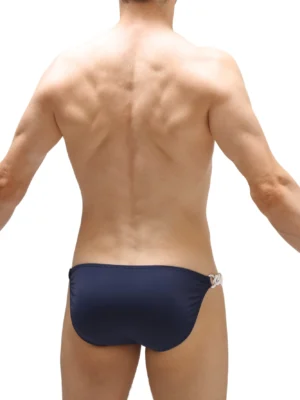 Recycled Nylon Navy Chain Swim 1