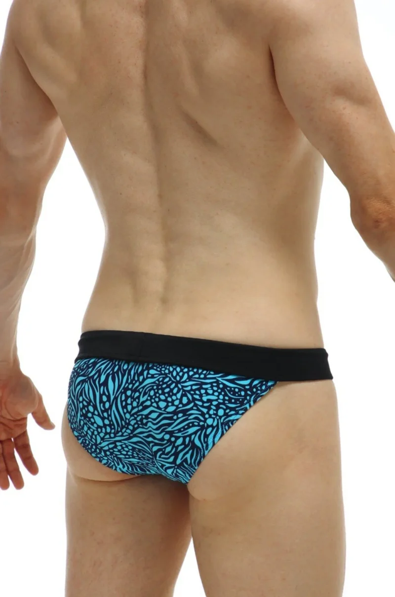 Slip Tanga Bain Petitq Mana Bleu 1