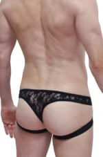 String Jockstrap Dentelle Noir Pqx026b 1