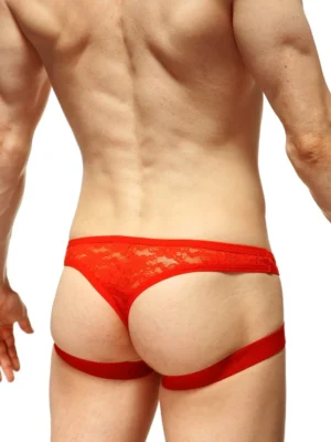 String Jockstrap Dentelle Rouge 1