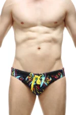 Swim Bain Slip Bikini Men Conca Paint 1