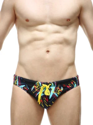 Swim Bain Slip Bikini Men Conca Paint 1