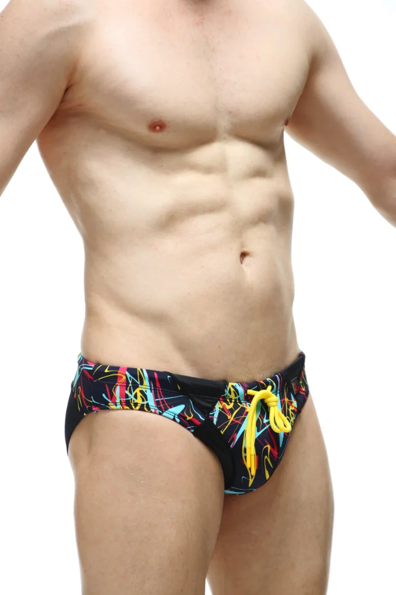 Swim Bain Slip Bikini Men Conca Paint 2