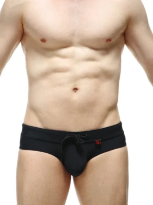 Swim Bikini Bain Slip Black Sexy Petitq Panel 2