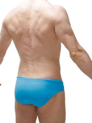 Swim Bikini Bain Slip Econyl Turquoise Petitq 1