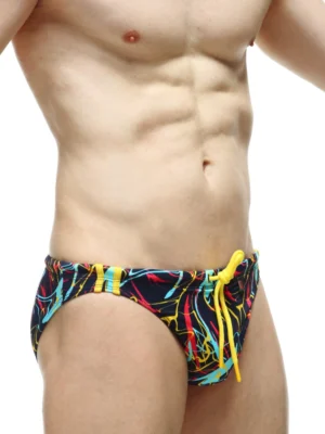 Swim Bikini Bain Slip Men Black 3