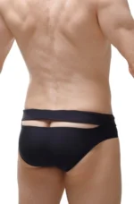 Swim Brief Mimet Black Slip Bain Sexy Petitq 1