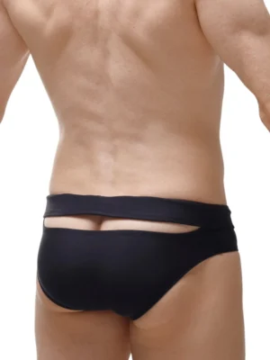 Swim Brief Mimet Black Slip Bain Sexy Petitq 1