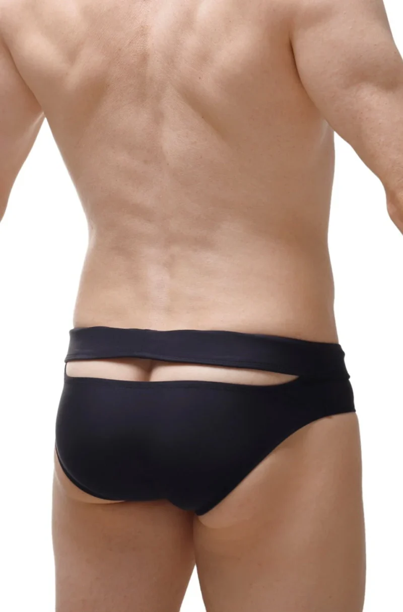 Swim Brief Mimet Black Slip Bain Sexy Petitq 1