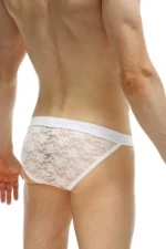 Tanga Sillas Dentelle Blanc 1