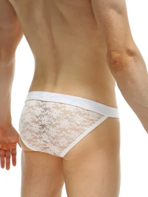Tanga Sillas Dentelle Blanc 1