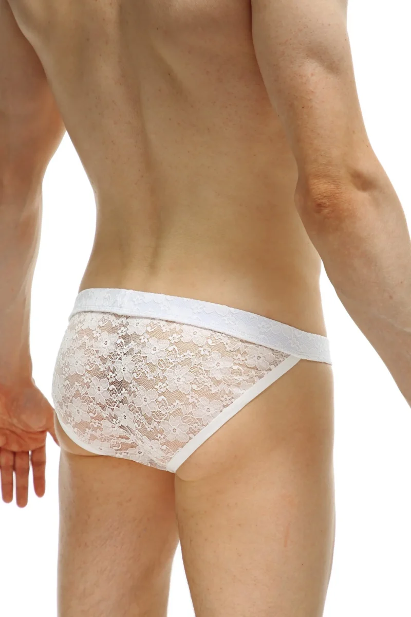 Tanga Sillas Dentelle Blanc 1