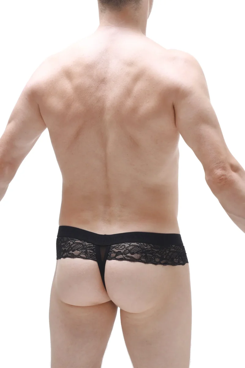 Thong Barboy Lace Petitq Black 1