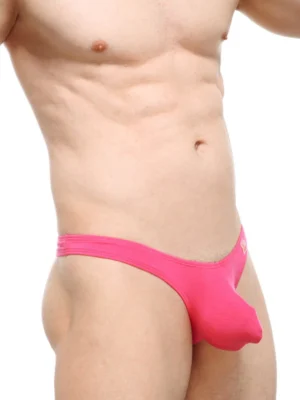 Thong Dome Fuchsia Bulge Organic Bamboo 3