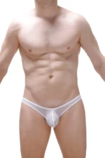 Thong Dome Petitq Bulge Net White Sexy 2