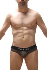 Thong Double Pouch Olive Petitq N022024 2
