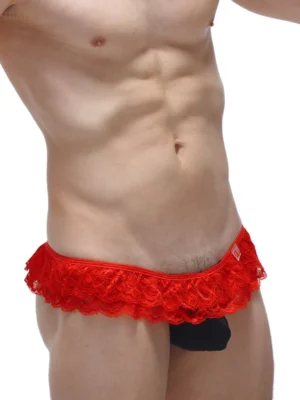 Thong Frou Frou Black Petitq 3