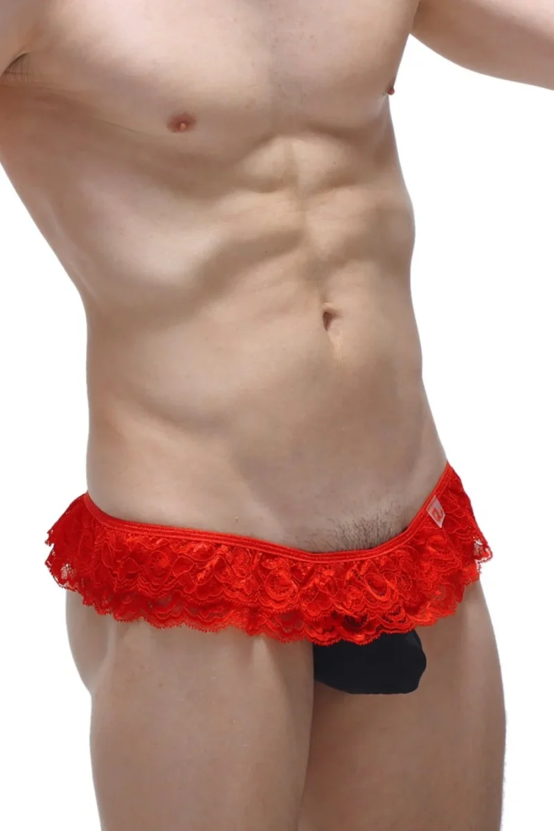Thong Frou Frou Black Petitq 3