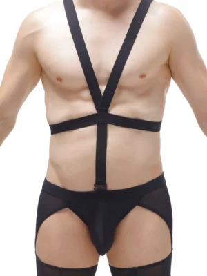 Thong Harness Petitq N082023 Sexy Chest Thighs 2