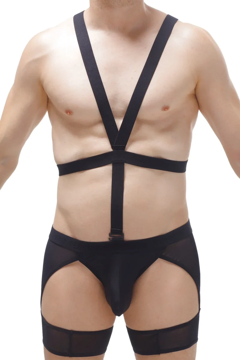 Thong Harness Petitq N082023 Sexy Chest Thighs 2