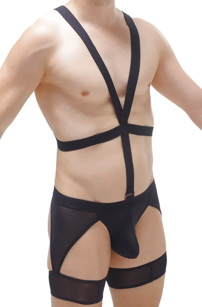 Thong Harness Petitq N082023 Sexy Chest Thighs 3