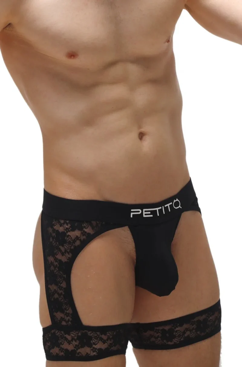 Thong Maiserey Lace Petitq Black 3